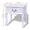 vidaXL - Nachtkastjes - 2 - stuks - MDF - wit