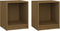 vidaXL - Nachtkastjes - 2st - 35,5x33,5x41,5 - cm - massief - grenenhout