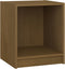vidaXL - Nachtkastjes - 2st - 35,5x33,5x41,5 - cm - massief - grenenhout