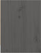 vidaXL - Nachtkastjes - 2st - 40x30,5x40 - cm - massief - grenenhout - grijs