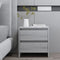 vidaXL - Nachtkastjes - 2st - 45x34,5x44,5cm - bewerkt - hout - grijs - sonoma - eiken