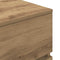vidaXL - Nachtkastjes - 3 - lades - 2 - st - 39x35x65 - cm - ambachtelijk - eikenkleurig