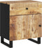vidaXL - Nachtkastjes - 50x33x60 - cm - massief - mangohout - en - bewerkt - hout