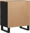 vidaXL - Nachtkastjes - 50x33x60 - cm - massief - mangohout - en - bewerkt - hout