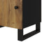 vidaXL - Nachtkastjes - 50x33x60 - cm - massief - mangohout - en - bewerkt - hout