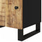vidaXL - Nachtkastjes - 50x33x60 - cm - massief - mangohout - en - bewerkt - hout