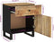 vidaXL - Nachtkastjes - 50x33x60 - cm - massief - mangohout - en - bewerkt - hout