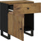 vidaXL - Nachtkastjes - 50x33x60 - cm - massief - mangohout - en - bewerkt - hout