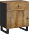 vidaXL - Nachtkastjes - 50x33x60 - cm - massief - mangohout - en - bewerkt - hout