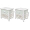 vidaXL - Nachtkastjes - Franse - stijl - 2 - st - hout