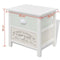 vidaXL - Nachtkastjes - Franse - stijl - 2 - st - hout