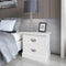 vidaXL - Nachtkastjes - Franse - stijl - 2 - stuks - wit