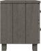 vidaXL - Nachtkastjes - HAMAR - 2 - st - 40x35x44,5 - cm - grenenhout - lichtgrijs