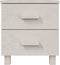 vidaXL - Nachtkastjes - HAMAR - 2 - st - 40x35x44,5 - cm - massief - grenenhout - wit