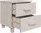 vidaXL - Nachtkastjes - HAMAR - 2 - st - 40x35x44,5 - cm - massief - grenenhout - wit
