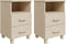 vidaXL - Nachtkastjes - HAMAR - 2 - st - 40x35x62 - cm - grenenhout - honingbruin