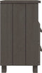 vidaXL - Nachtkastjes - HAMAR - 2 - st - 40x35x62 - cm - grenenhout - lichtgrijs