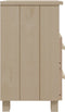 vidaXL - Nachtkastjes - HAMAR - 2 - st - 40x35x62 - cm - grenenhout - honingbruin