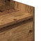 vidaXL - Nachtkastjes - met - 2 - lades - 2 - st - 38x34x80 - cm - oud - hout