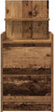 vidaXL - Nachtkastjes - met - 2 - lades - 2 - st - 38x34x80 - cm - oud - hout