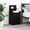 vidaXL - Nachtkastjes - met - 2 - lades - 2 - st - 38x34x80 - cm - zwart