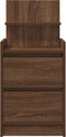 vidaXL - Nachtkastjes - met - 2 - lades - 2 - st - 38x34x80 - cm - bruin - eikenkleurig