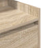 vidaXL - Nachtkastjes - met - 2 - lades - 2 - st - 38x34x80 - cm - Sonoma - eikenkleurig