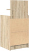 vidaXL - Nachtkastjes - met - 2 - lades - 2 - st - 38x34x80 - cm - Sonoma - eikenkleurig
