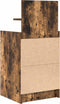vidaXL - Nachtkastjes - met - 2 - lades - 2 - st - 38x34x80 - cm - gerookt - eikenkleurig