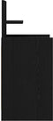 vidaXL - Nachtkastjes - met - 2 - lades - 2 - st - 38x34x80 - cm - zwart