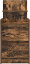 vidaXL - Nachtkastjes - met - 2 - lades - 2 - st - 38x34x80 - cm - gerookt - eikenkleurig