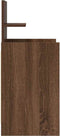 vidaXL - Nachtkastjes - met - 2 - lades - 2 - st - 38x34x80 - cm - bruin - eikenkleurig