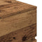 vidaXL - Nachtkastjes - met - 3 - lades - 2 - st - 39x35x65 - cm - oud - hout