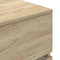 vidaXL - Nachtkastjes - met - 3 - lades - 2 - st - 39x35x65 - cm - Sonoma - eikenkleurig