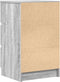 vidaXL - Nachtkastjes - met - 3 - lades - 2 - st - 39x35x65 - cm - grijs - Sonoma