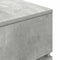 vidaXL - Nachtkastjes - met - 3 - lades - 2 - st - 39x35x65 - cm - betongrijs