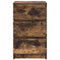 vidaXL - Nachtkastjes - met - 3 - lades - 2 - st - 39x35x65 - cm - gerookt - eikenkleurig