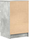 vidaXL - Nachtkastjes - met - 3 - lades - 2 - st - 39x35x65 - cm - betongrijs
