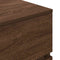 vidaXL - Nachtkastjes - met - 3 - lades - 2 - st - 39x35x65 - cm - bruin - eikenkleurig