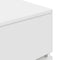 vidaXL - Nachtkastjes - met - 3 - lades - 2 - st - 39x35x65 - cm - wit
