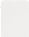 vidaXL - Nachtkastjes - met - lade - 2 - st - hoogglans - wit
