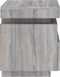 vidaXL - Nachtkastjes - met - LED - 2 - st - 40x39x48,5 - cm - grijs - sonoma