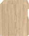 vidaXL - Nachtkastjes - met - LED - 2 - st - 50x40x45 - cm - sonoma - eikenkleurig