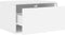 vidaXL - Nachtkastjes - met - LED's - 2 - st - wandgemonteerd - wit