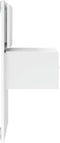 vidaXL - Nachtkastjes - met - LED's - 2 - st - wandgemonteerd - wit