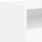 vidaXL - Nachtkastjes - met - LED-verlichting - 2 - st - 40x39x37 - cm - wit