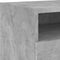 vidaXL - Nachtkastjes - met - LED-verlichting - 2 - st - 40x39x37 - cm - betongrijs