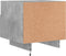 vidaXL - Nachtkastjes - met - LED-verlichting - 2 - st - 40x39x37 - cm - betongrijs