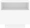 vidaXL - Nachtkastjes - met - LED-verlichting - 2 - st - 40x39x37 - cm - wit