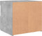 vidaXL - Nachtkastjes - met - LED-verlichting - 2 - st - 50x40x45 - cm - betongrijs